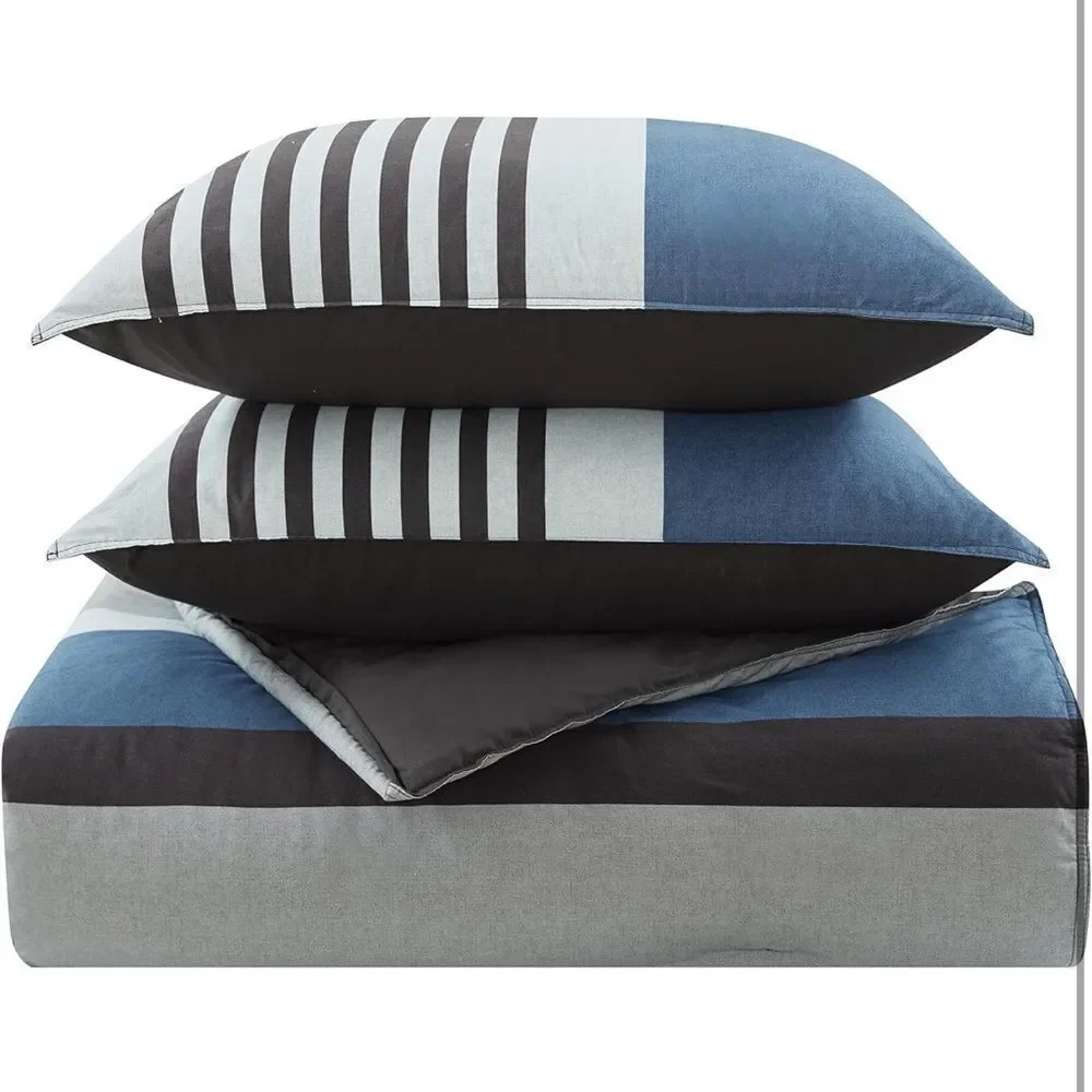 Nautica RENDON‎ CHARCOAL Queen/Full DUVET SET